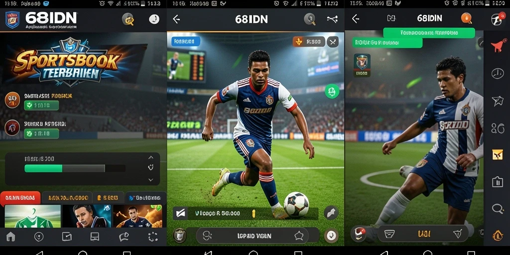 Tampilan menarik dari gameplay Sportsbook di 68IDN.