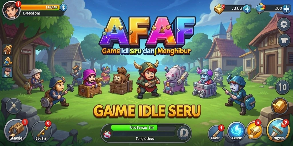 Gameplay AFAF yang menarik dengan elemen Idle yang menyenangkan.