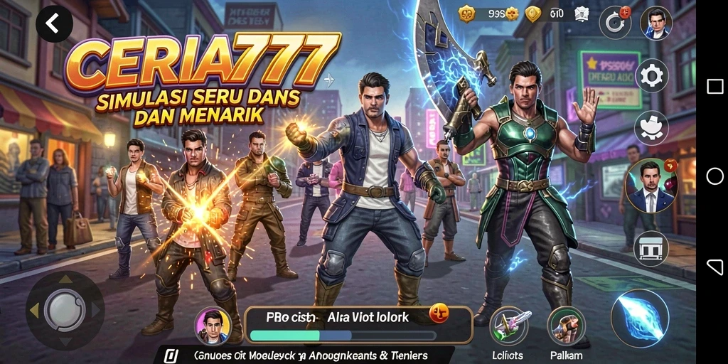 Tampilan gameplay CERIA777 yang menarik dan interaktif.