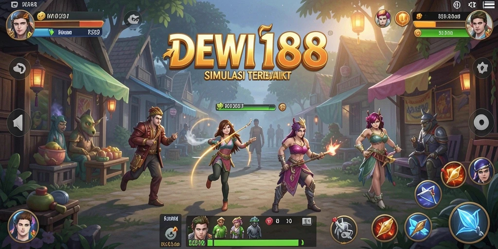 Screenshot gameplay DEWI188 dengan grafis menarik dan interaksi sosial.