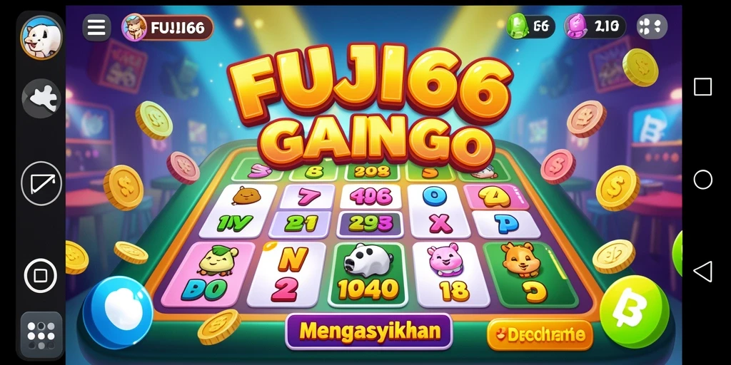 Tampilan gameplay seru di FUJI66 dengan Bingo yang menarik.