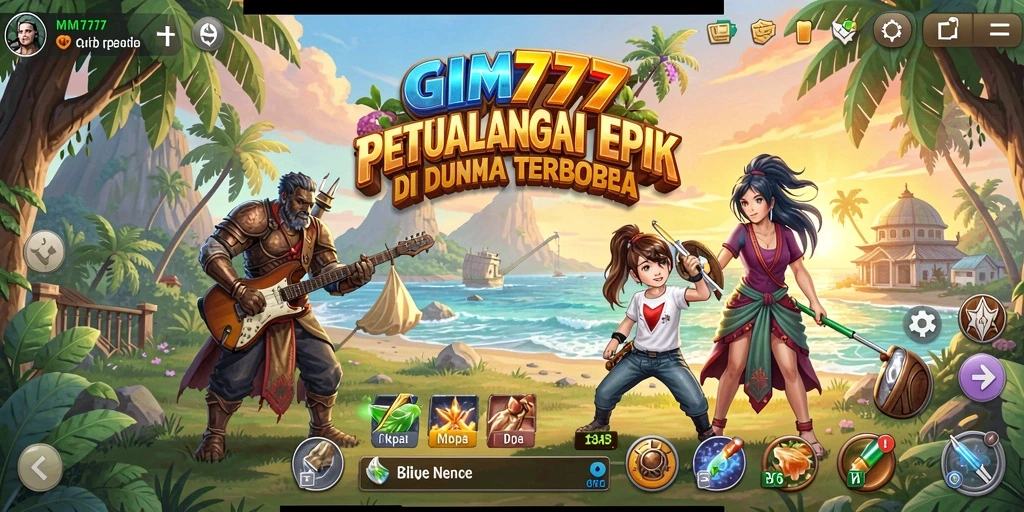 Tampilan gameplay <strong>GIM777</strong> yang penuh aksi dan petualangan seru.