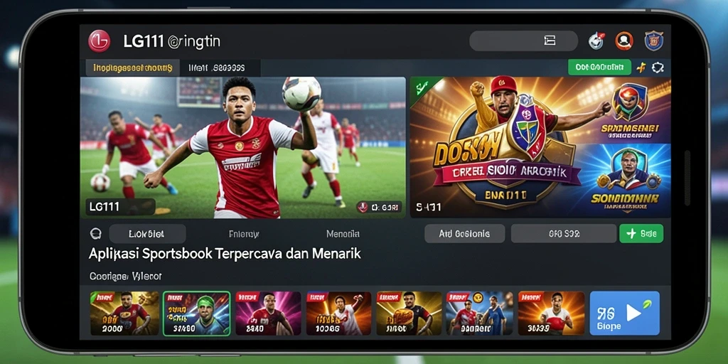 Screenshot LG111 menunjukkan antarmuka taruhan olahraga yang menarik dan mudah digunakan.
