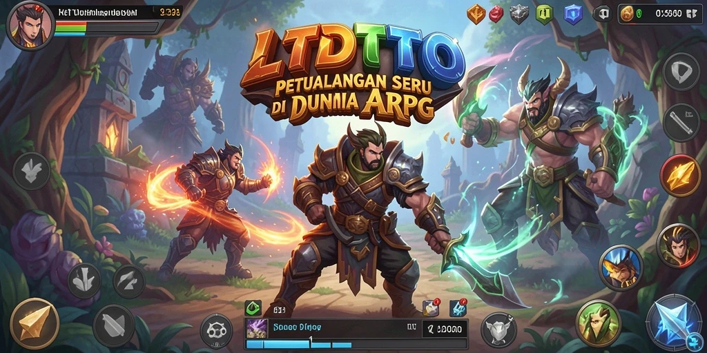 Screenshot LTDTOTO menunjukkan aksi pertarungan seru dalam dunia ARPG.