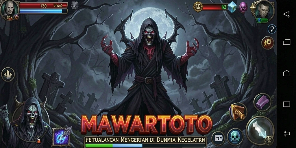 Screenshot menampilkan karakter yang menghadapi kegelapan dengan ketegangan yang tinggi.