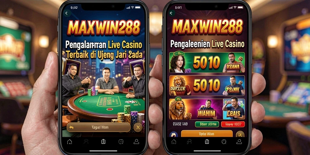 Gameplay Live Casino yang seru dan interaktif di MAXWIN288.