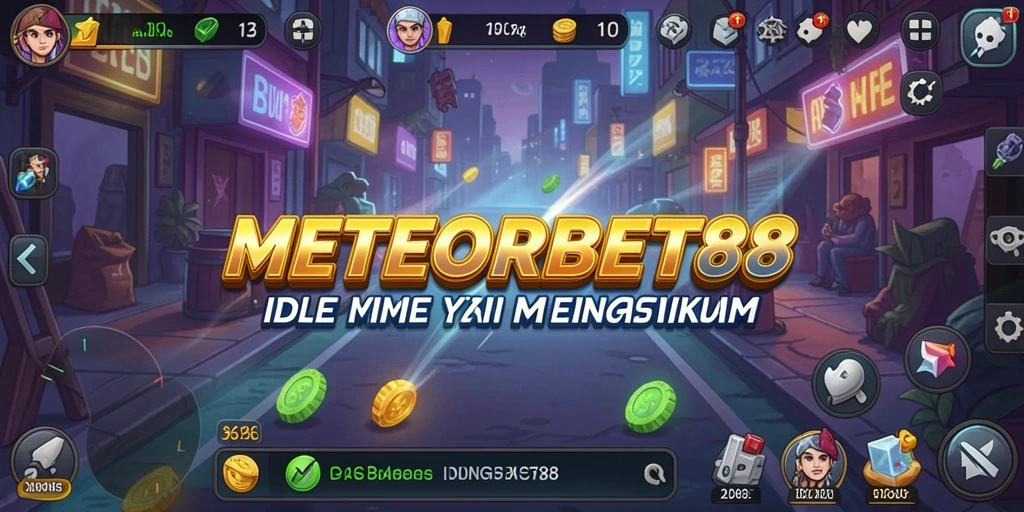 Tampilan gameplay <strong>METEORBET88</strong> yang menenangkan dan penuh strategi.