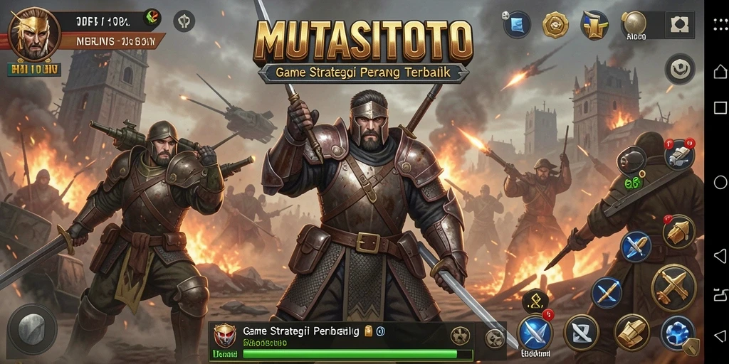 Tampilan utama gameplay MUTASITOTO yang menawan.