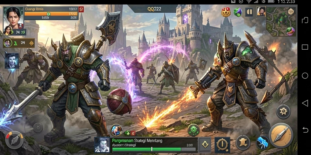 Gameplay seru dan mendebarkan dari QQ222 yang penuh strategi.