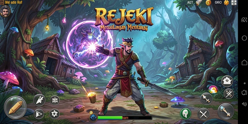 Gameplay seru dan menegangkan di REJEKI dengan banyak petualangan.