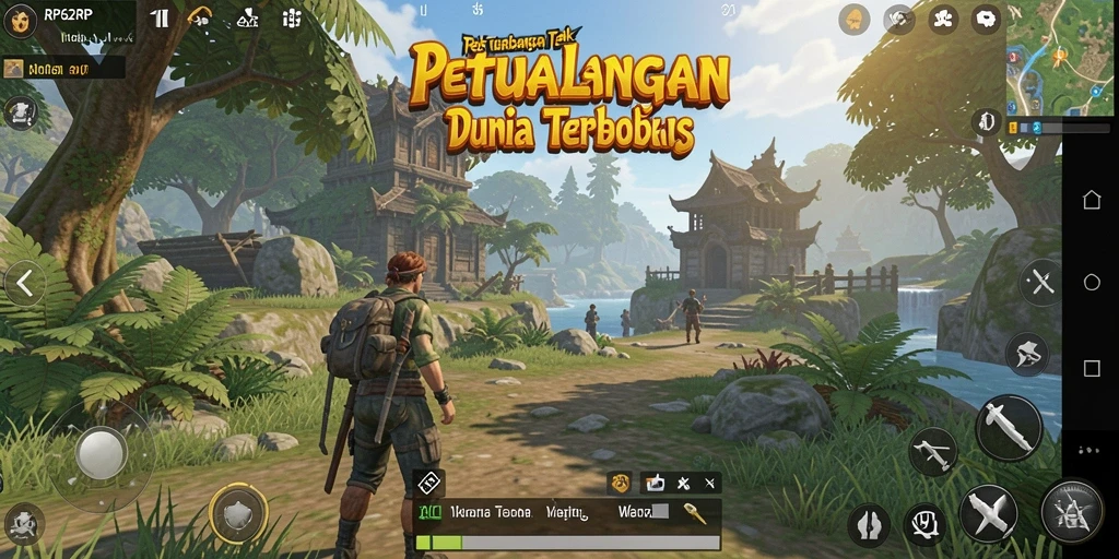 Screenshot RP62RP menampilkan aksi dinamis di dunia terbuka.