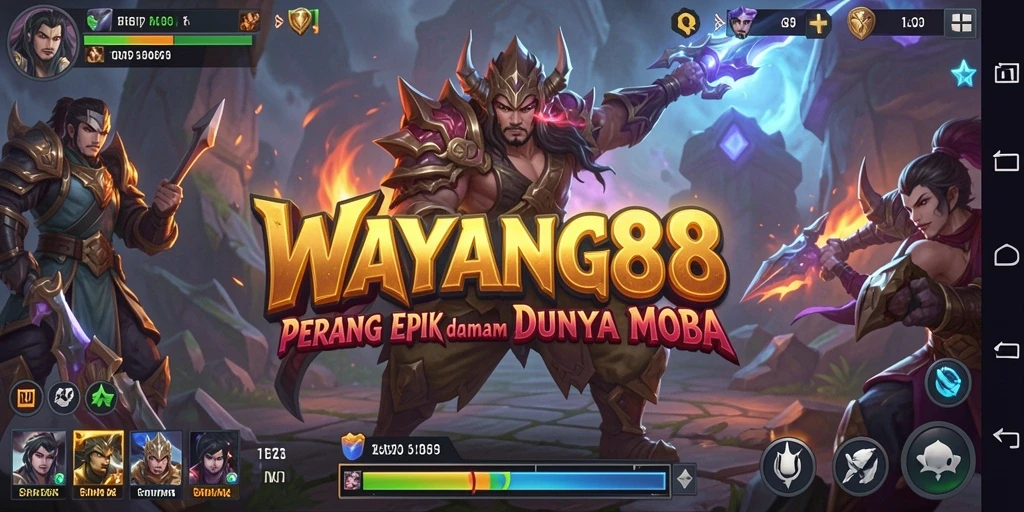 Tampilan gameplay menarik dari WAYANG88 yang penuh strategi.